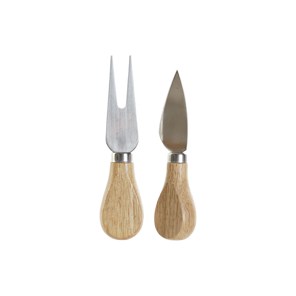 Skärbräda DKD Home Decor Svart Naturell Metall Bambu Plast Skiffer Rektangulär 28 x 17 x 2,3 cm - 3