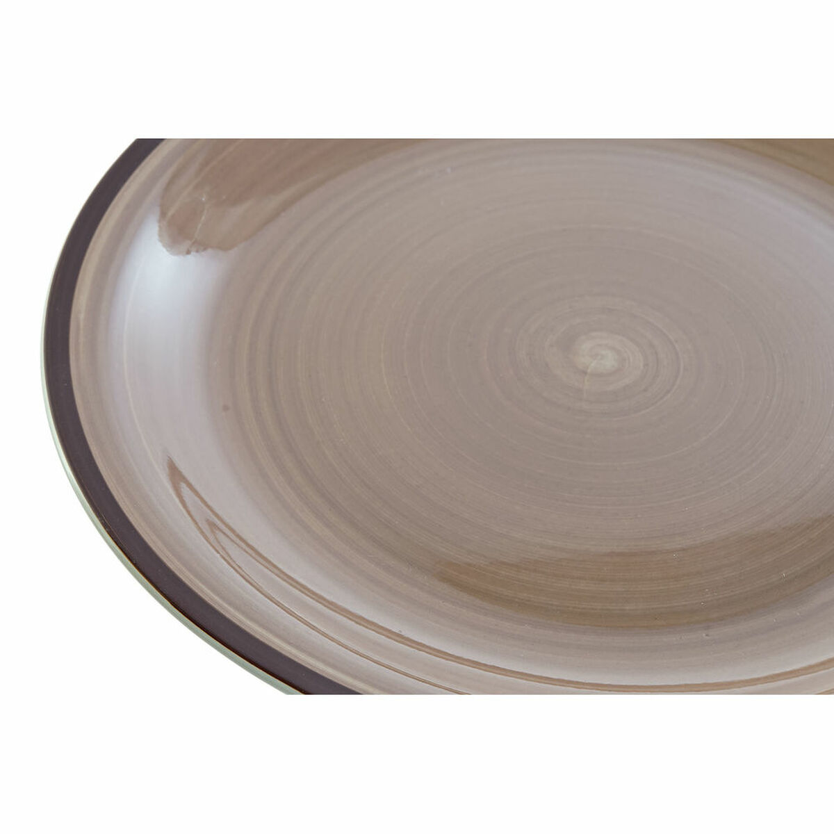 Matservis DKD Home Decor S3025792 Stengods (26,5 x 26,5 x 3 cm) (21 x 21 x 5,5 cm) (26.5 x 26.5 x 3 cm) (19 x 19 x 3 cm) (18 pcs - 6