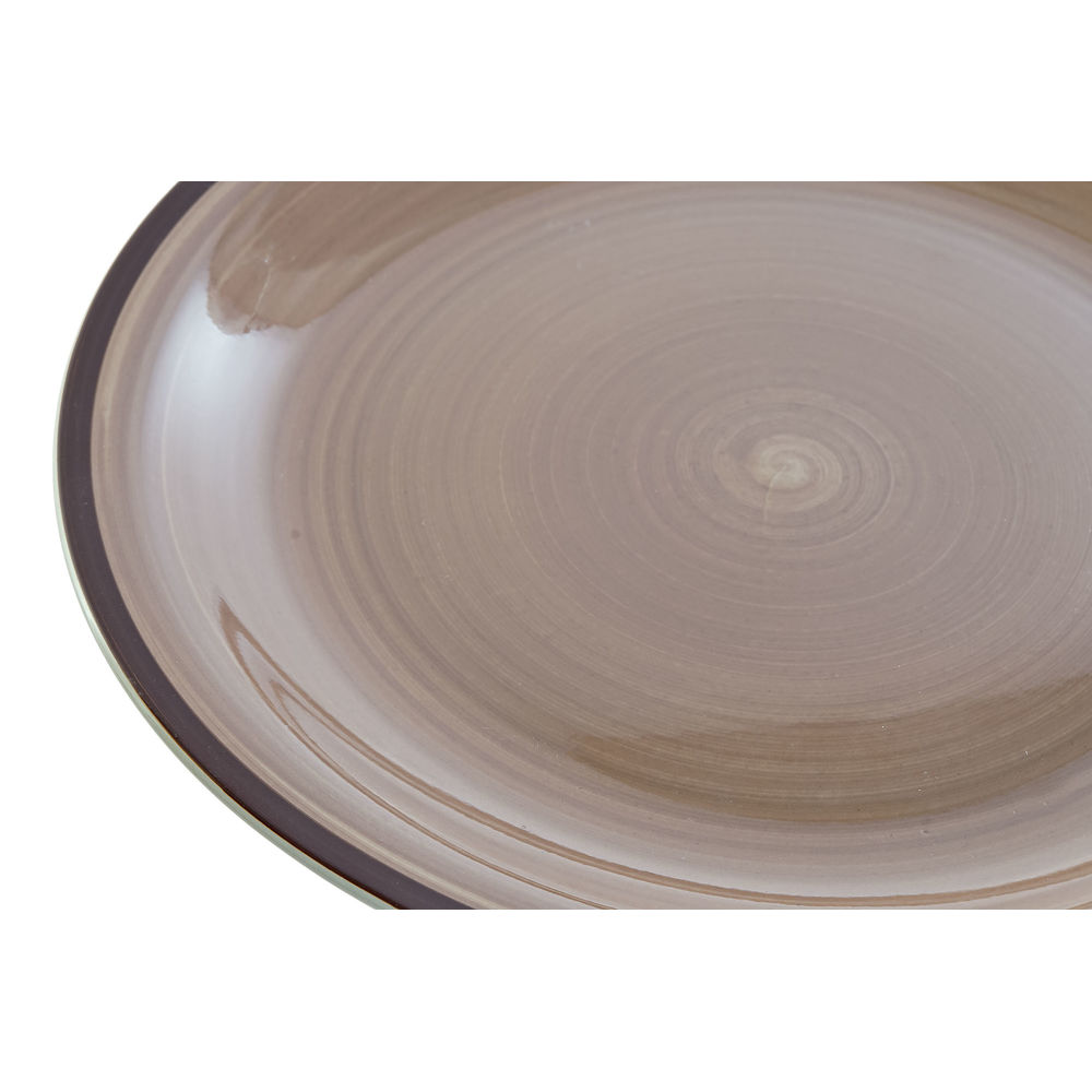 Matservis DKD Home Decor S3025792 Stengods (26,5 x 26,5 x 3 cm) (21 x 21 x 5,5 cm) (26.5 x 26.5 x 3 cm) (19 x 19 x 3 cm) (18 pcs - 3