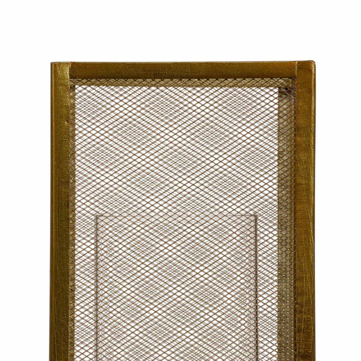 Ljusstakar 16 x 16 x 25,5 cm Glas Gyllene Metall - 4