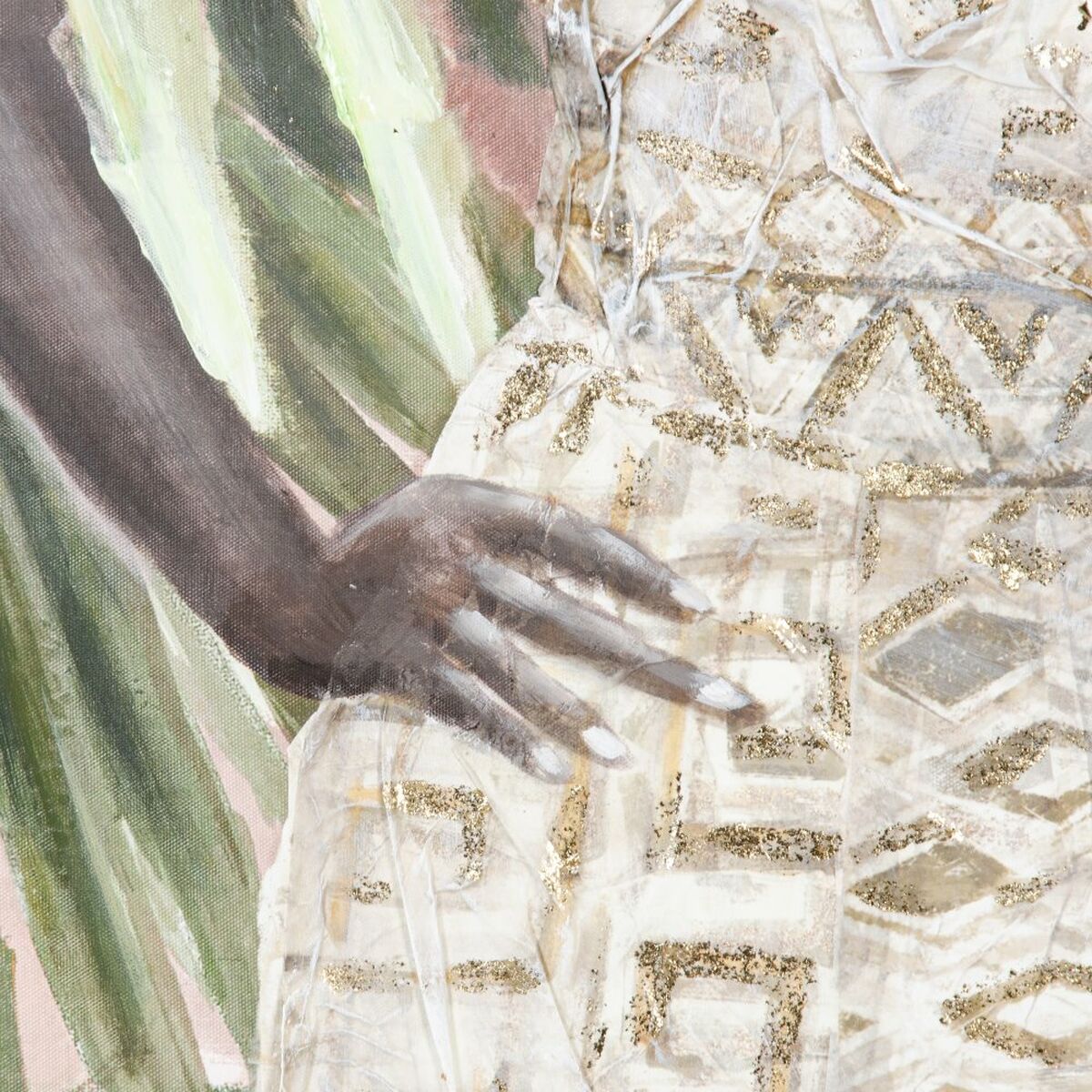Tavla 90 x 2,8 x 120 cm Kanvas Afrikanska - 3
