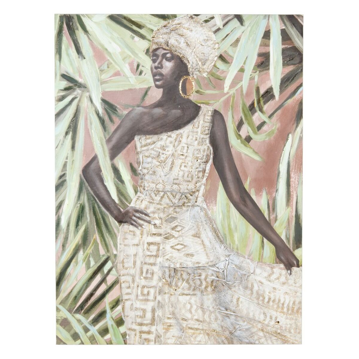 Tavla 90 x 2,8 x 120 cm Kanvas Afrikanska