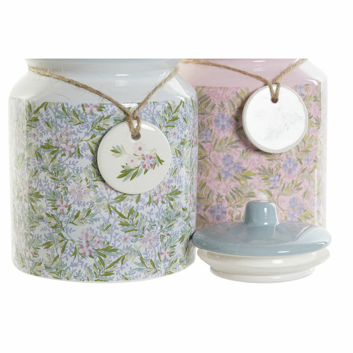 Burk DKD Home Decor Virágok 11,5 x 11,5 x 16 cm (3 antal) - 6