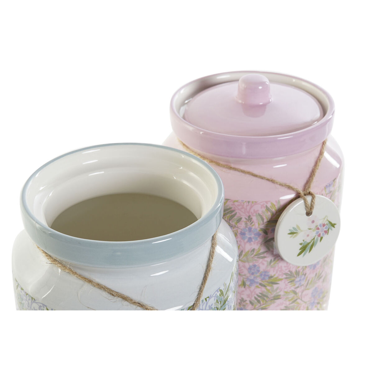 Burk DKD Home Decor Virágok 11,5 x 11,5 x 16 cm (3 antal) - 7
