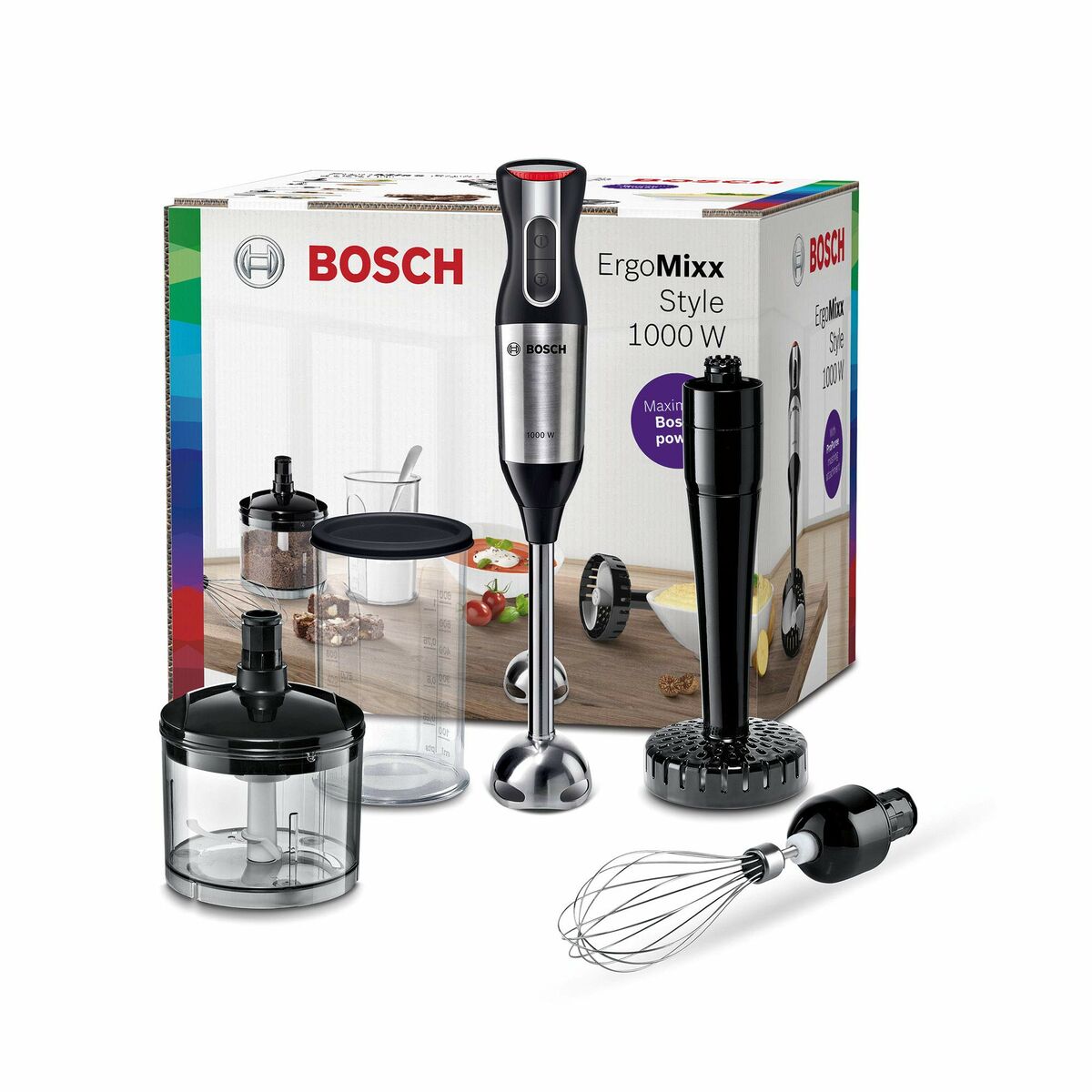 Multifunktionell handmixer med tillbehör BOSCH MS6CM6155 1000 W - 5