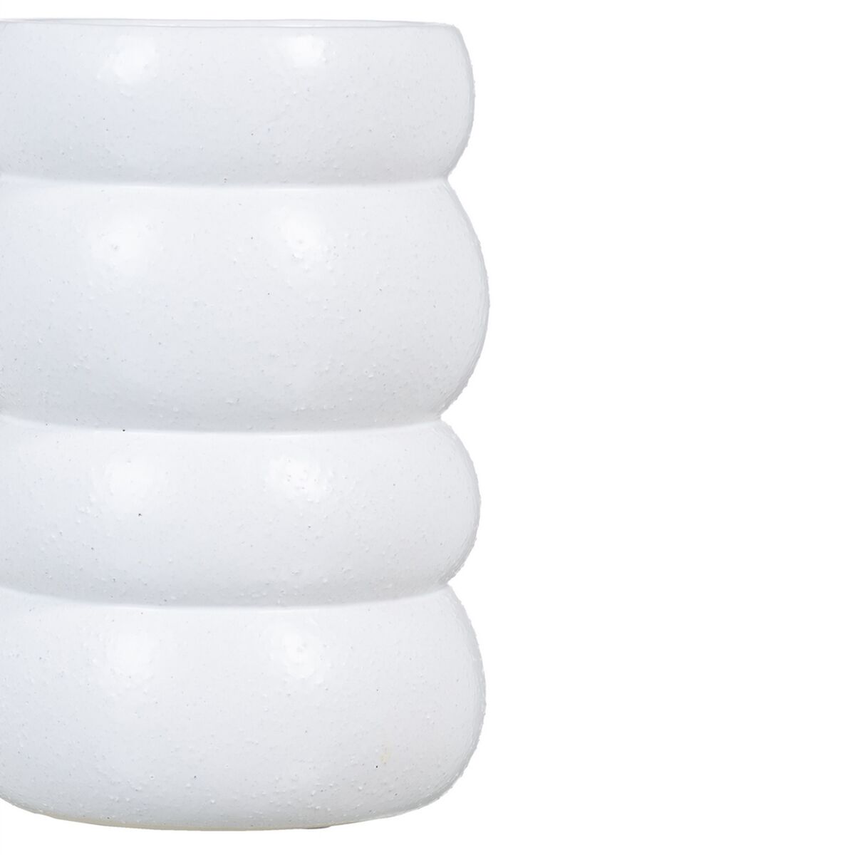 Vas 18,5 x 18,5 x 27 cm Keramik Vit - 3