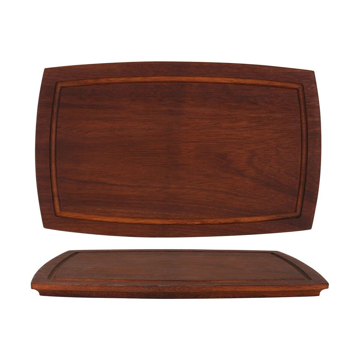 Bricka Inde Iroko 40 x 25 x 2,5 cm