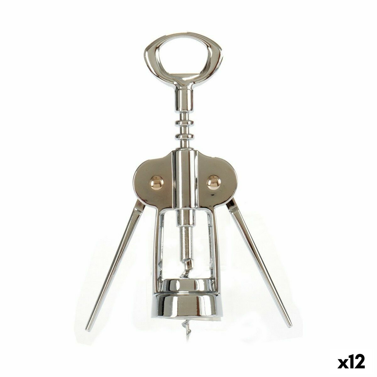 Korkskruv Metall 4 x 18 x 6 cm (12 antal)
