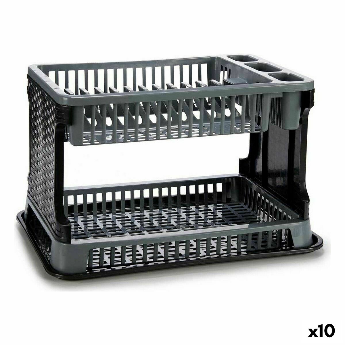 Torkställ Grå Plast 44,5 x 30,3 x 27 cm (10 antal)