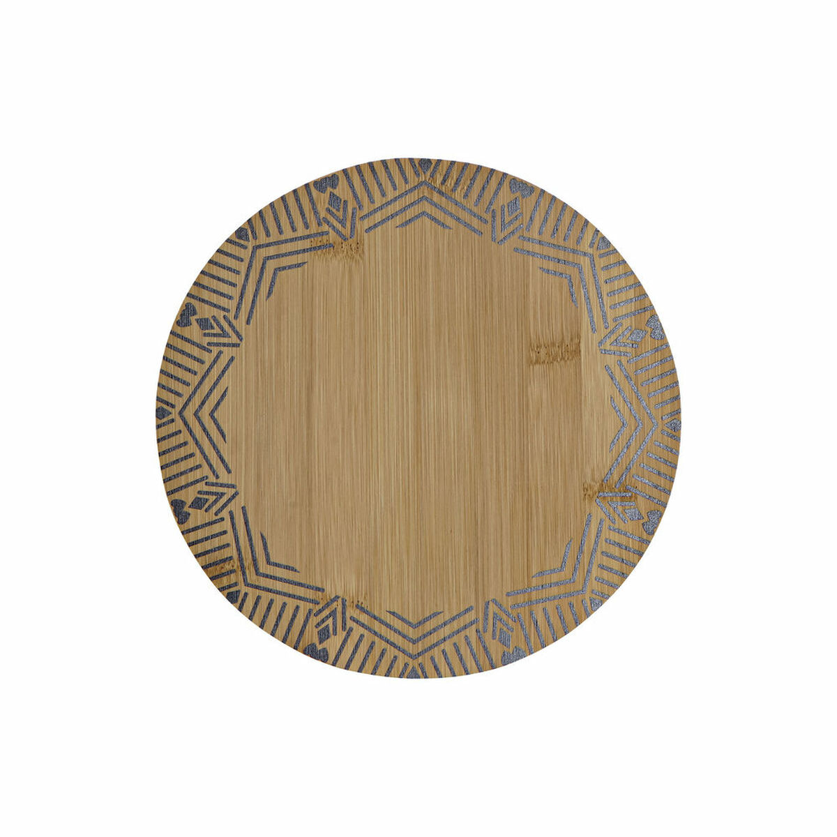 Bordsunderlägg DKD Home Decor Svart Naturell Bambu 20 x 20 x 1 cm - 9