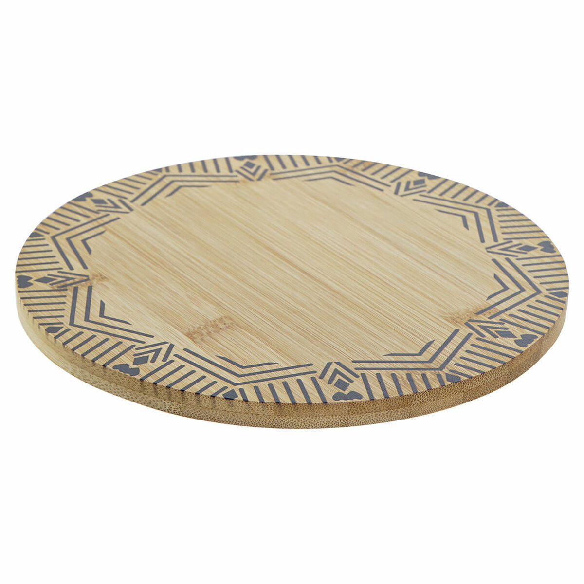 Bordsunderlägg DKD Home Decor Svart Naturell Bambu 20 x 20 x 1 cm - 7