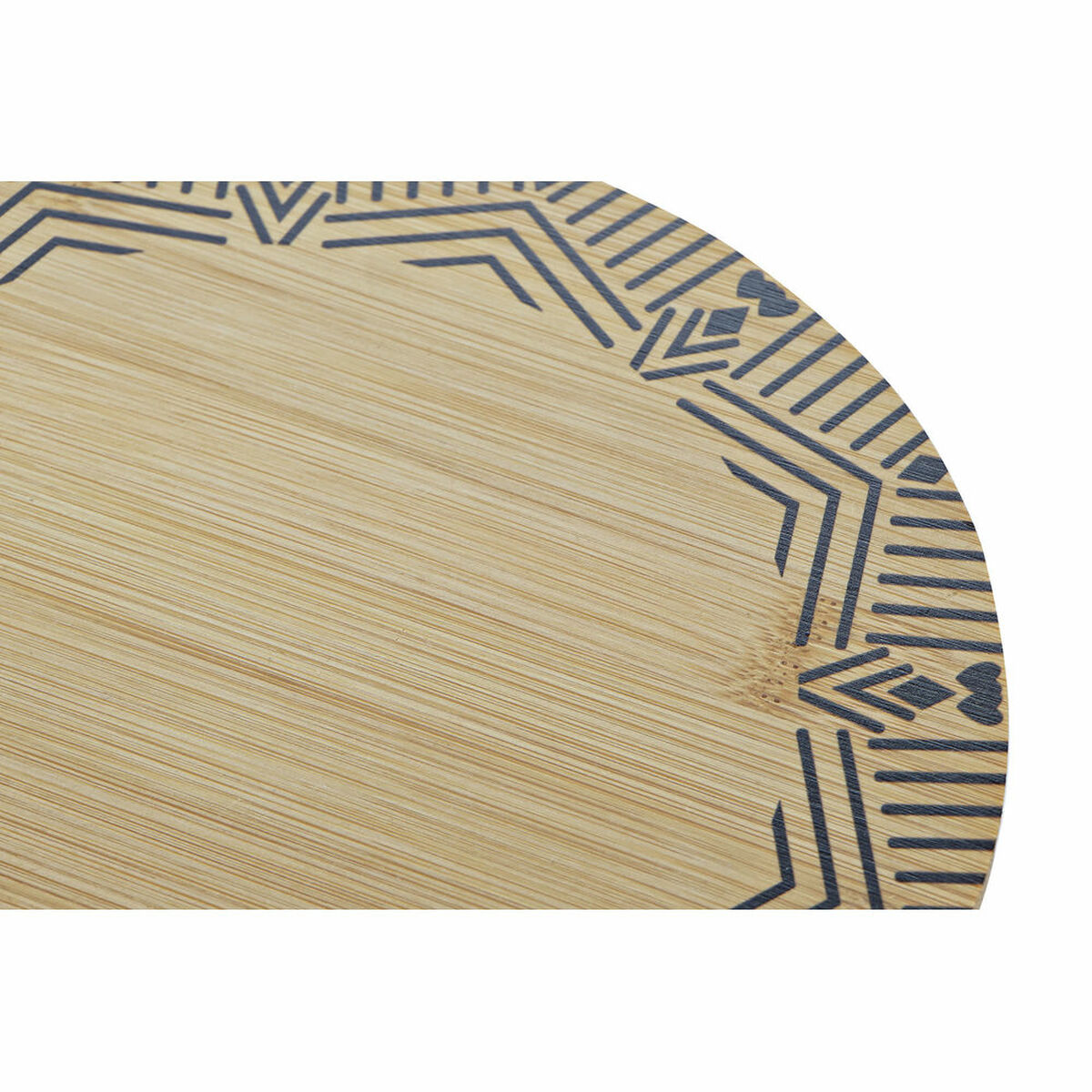 Bordsunderlägg DKD Home Decor Svart Naturell Bambu 20 x 20 x 1 cm - 8