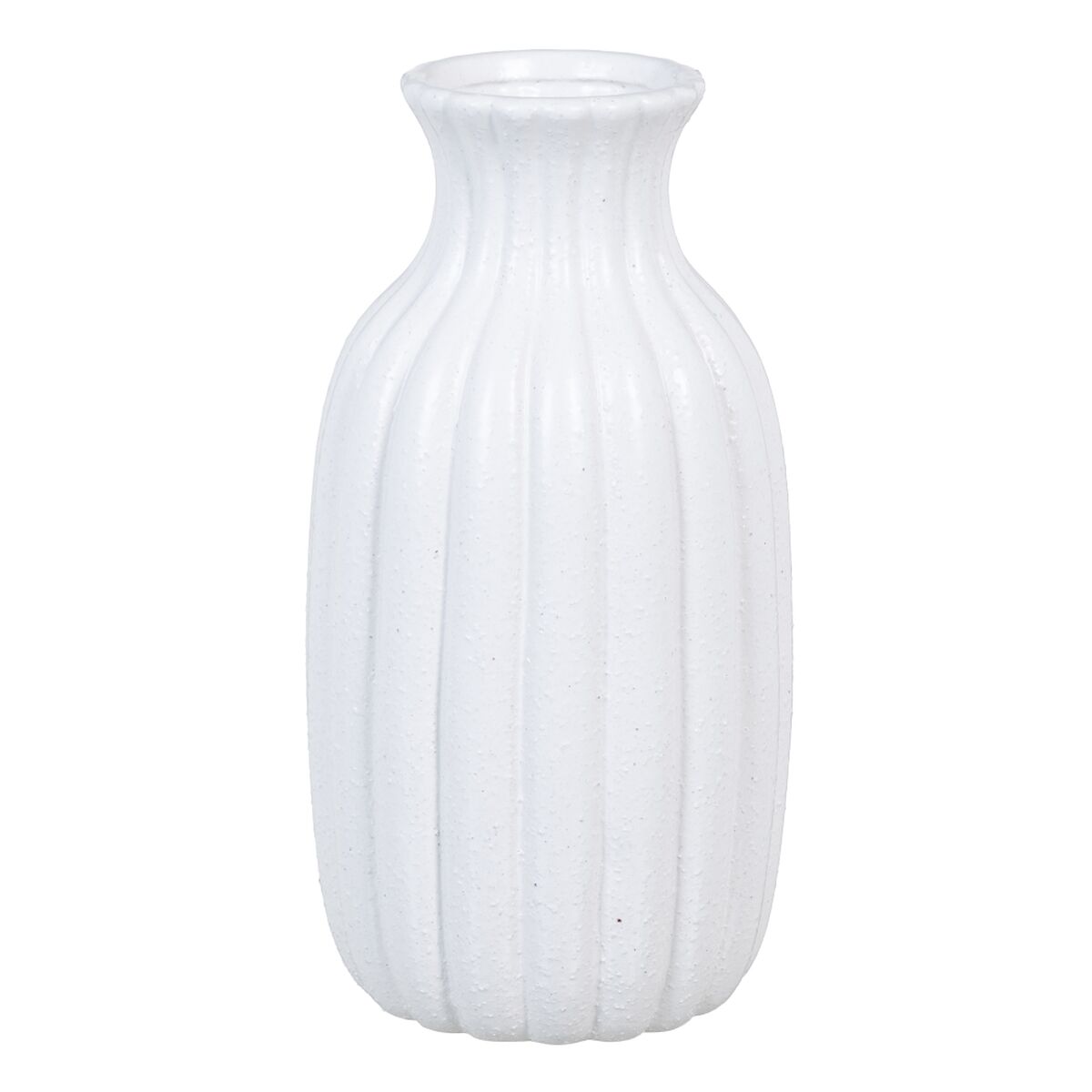 Vas 16,5 x 16,5 x 32 cm Keramik Vit