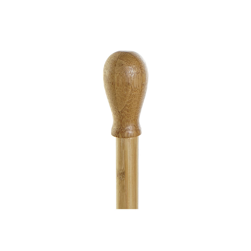 Hushållspappershållare DKD Home Decor Svart Naturell Bambu 16,5 x 16,5 x 35 cm - 2