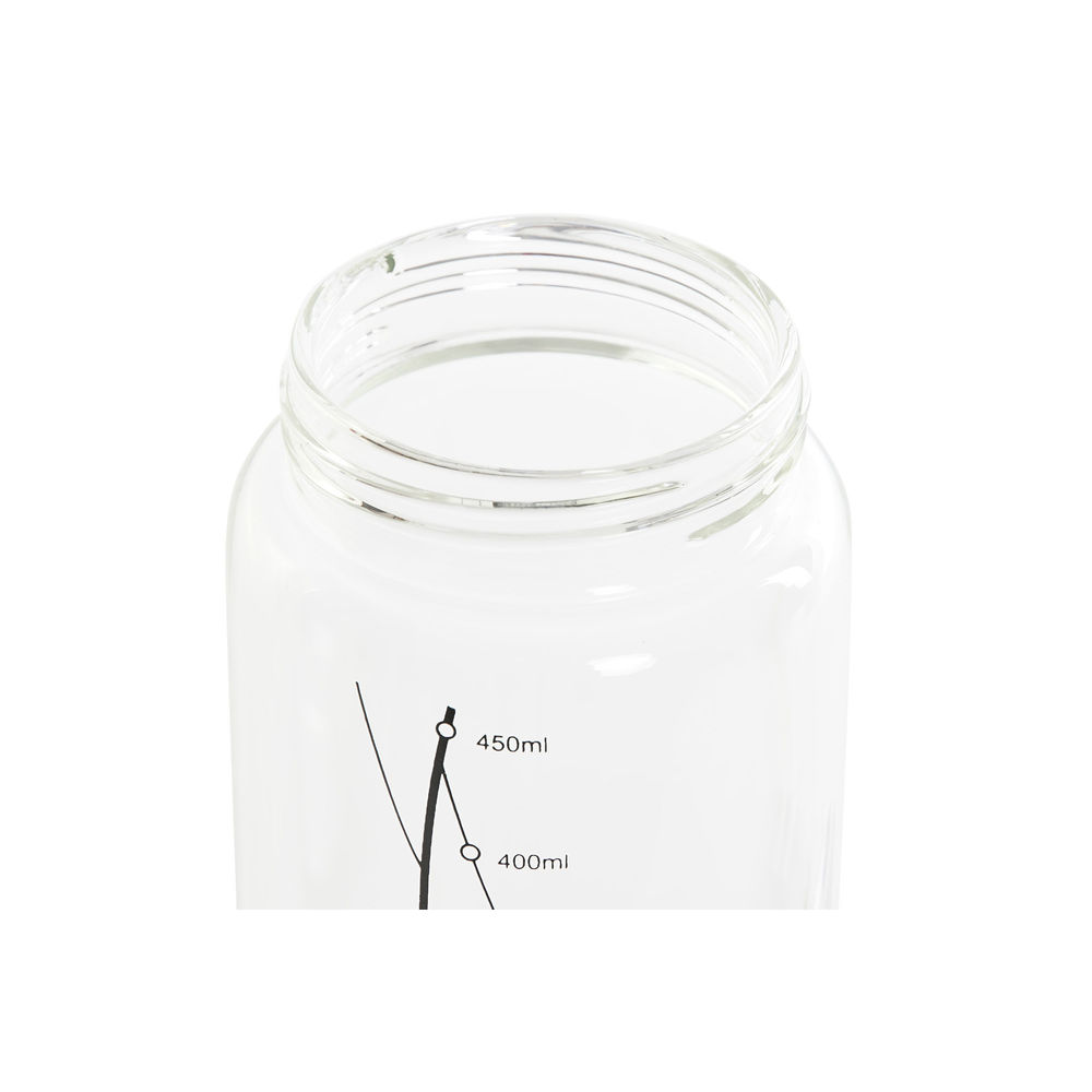 Oljeflaska DKD Home Decor Svart Transparent Rostfritt stål Borosilikatglas 450 ml - 2
