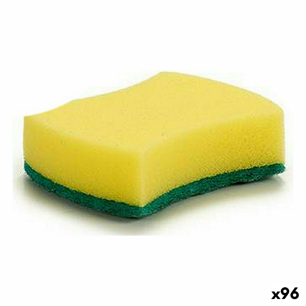 Skurboll Gul Grön Syntetisk fiber 10 x 3 x 7,5 cm (96 antal)
