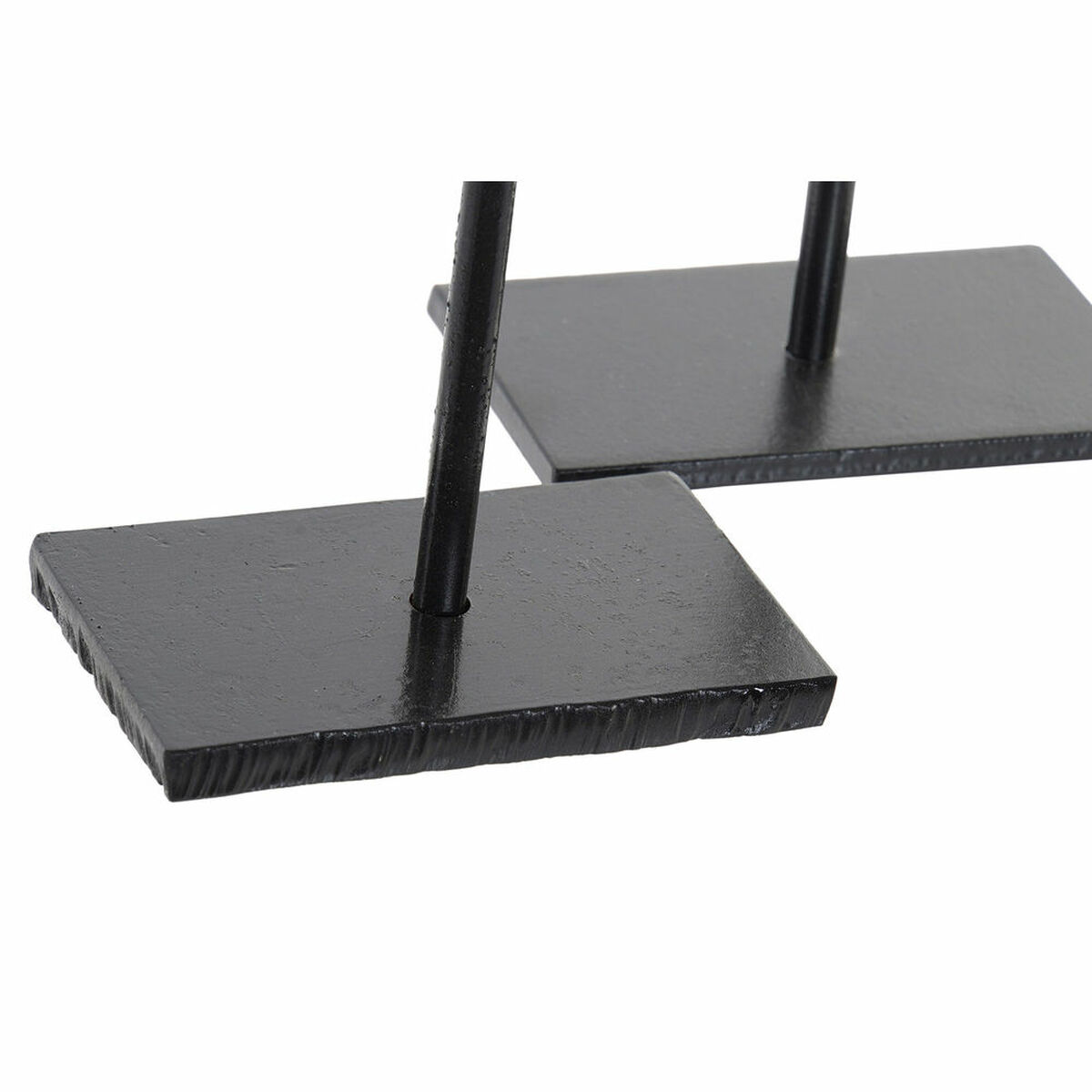 Ljusstakar DKD Home Decor Blå Rosa Metall Glas 12 x 12 x 24 cm (2 antal) - 5