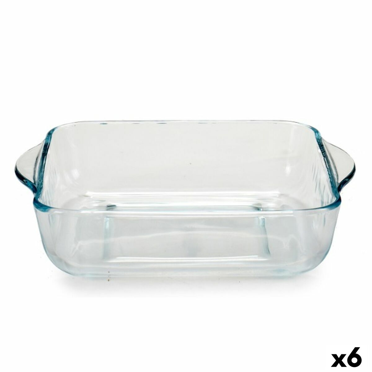 Ugnsplåt Borcam Med handtag 1,9 L 22 x 6 x 25,5 cm (6 antal)