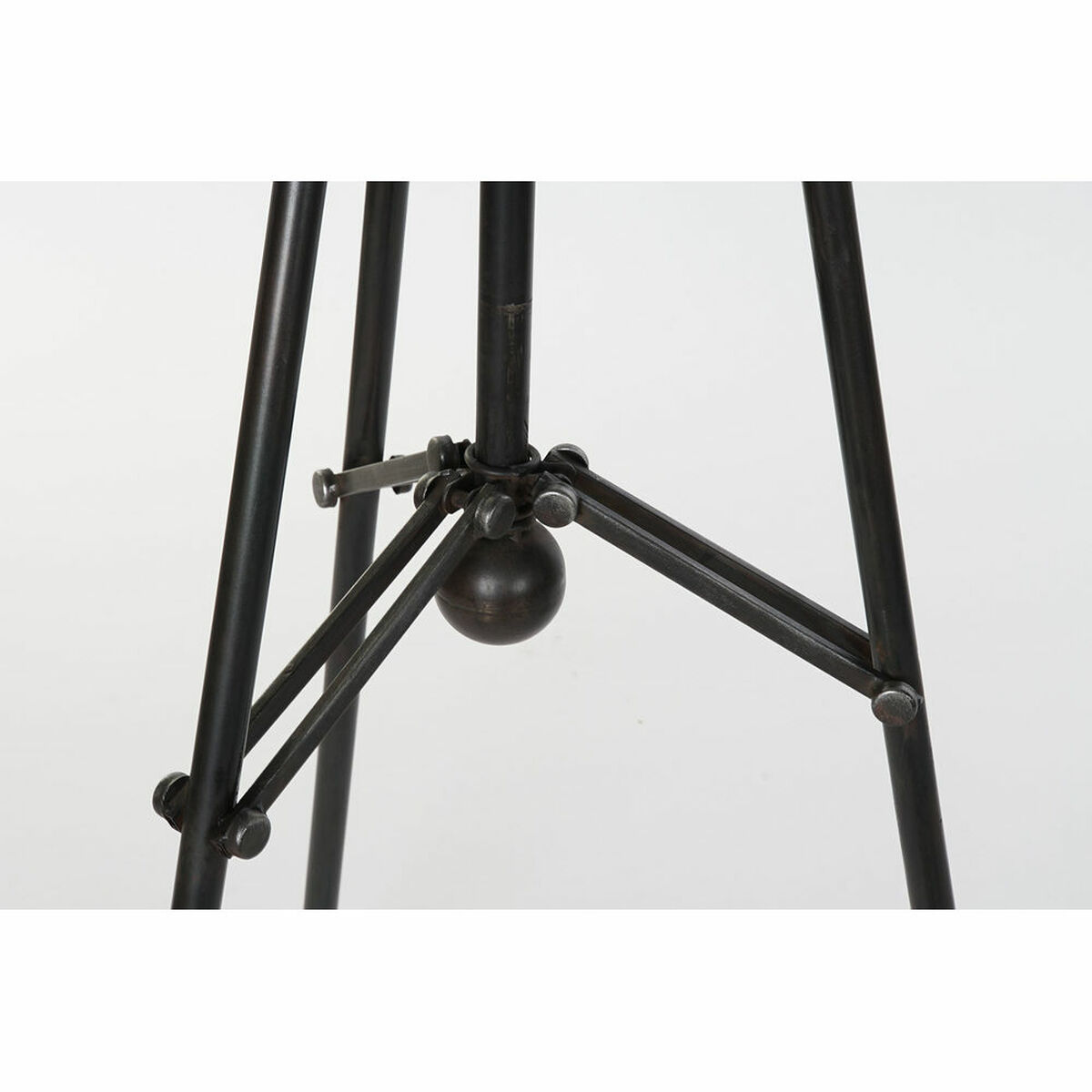 Ljusstakar DKD Home Decor Svart Metall Stående (2 pcs) - 7