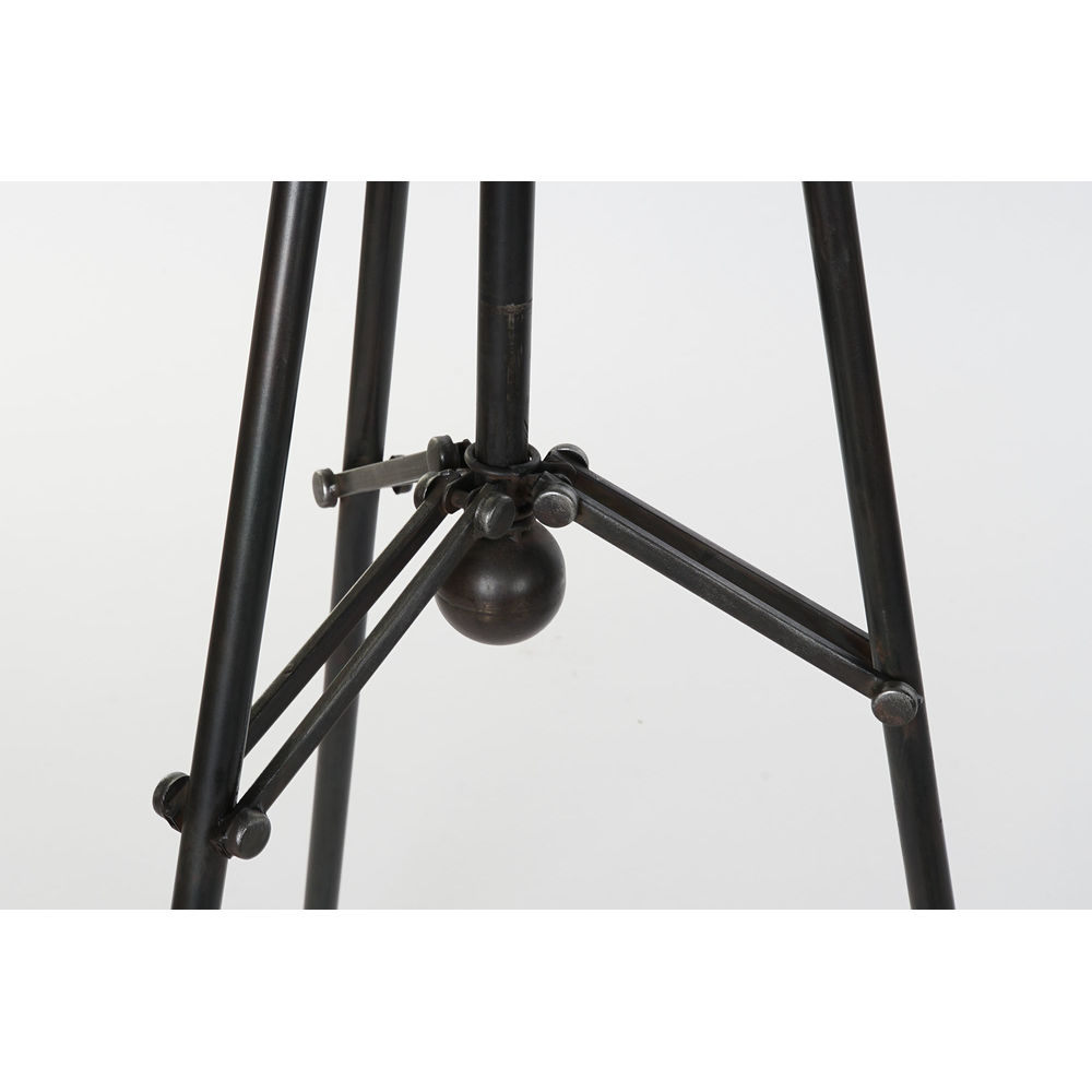 Ljusstakar DKD Home Decor Svart Metall Stående (2 pcs) - 3