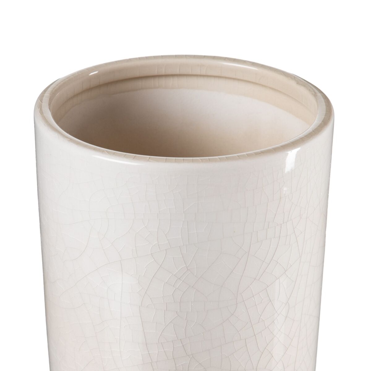 Vas 16,5 x 16,5 x 40,5 cm Keramik Beige - 4