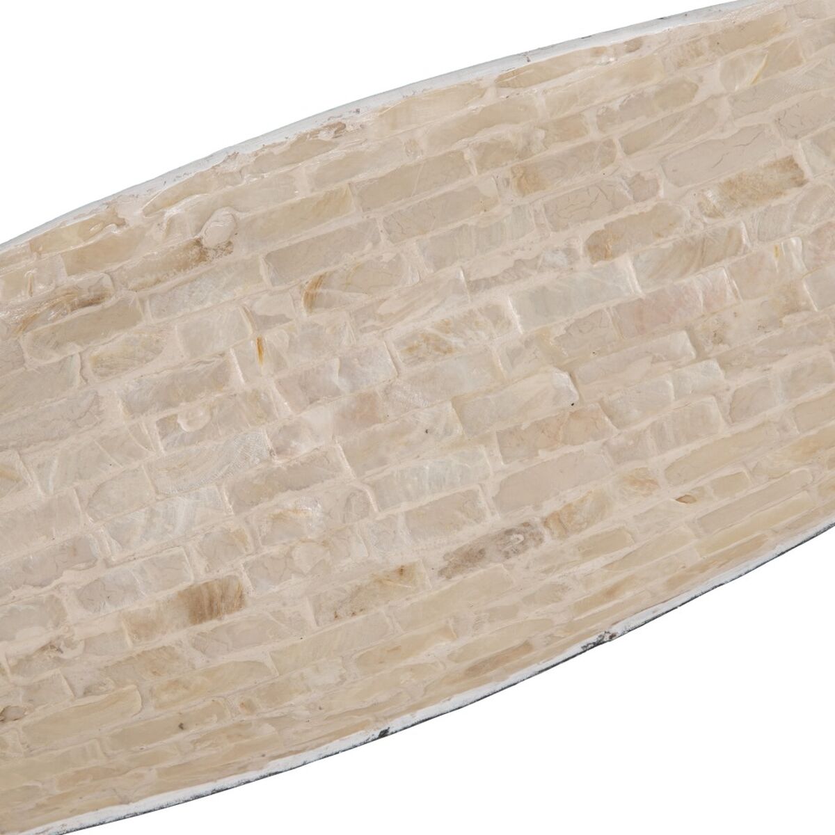 Bordsdekoration 60 x 19 x 5,5 cm Vit Pärlemor - 3