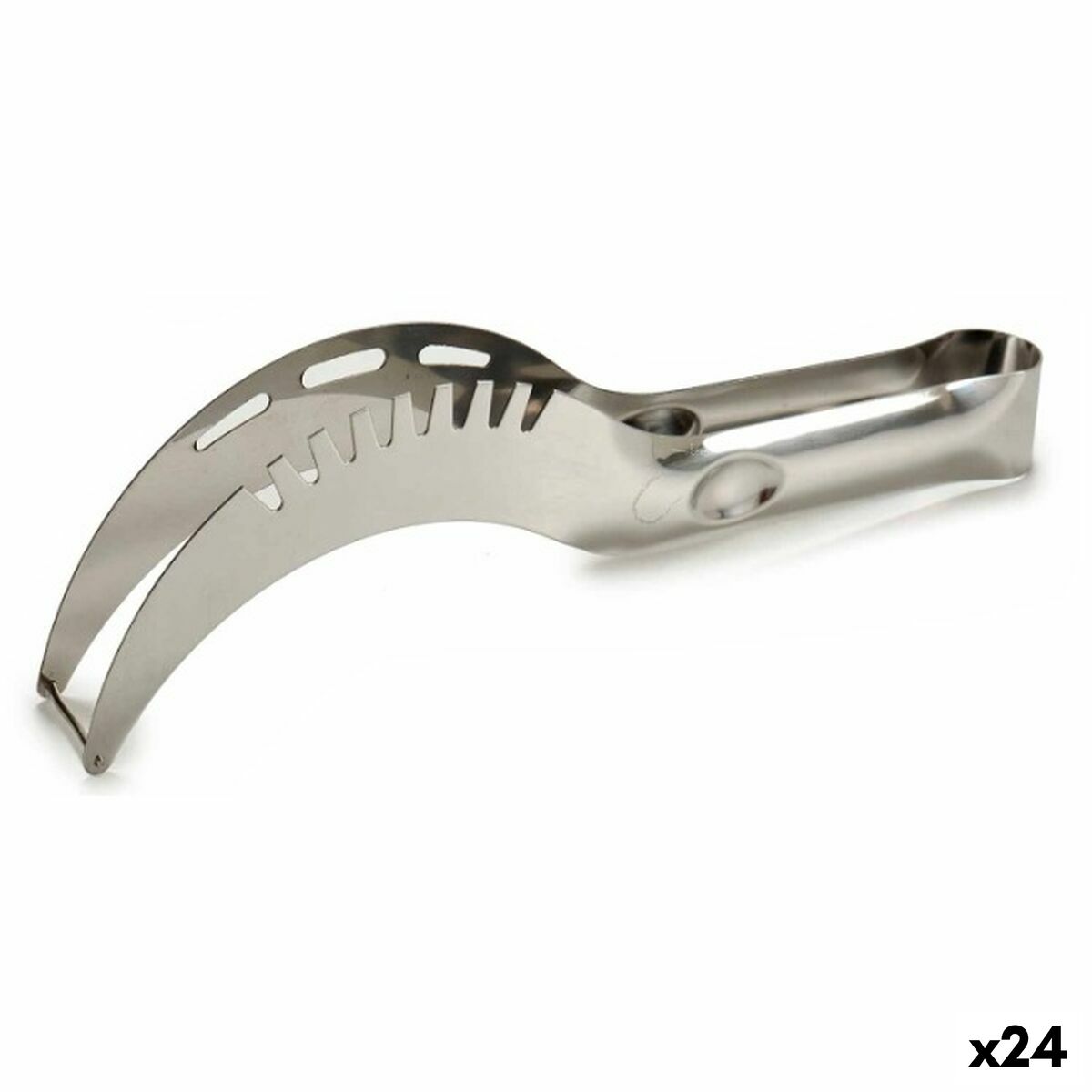 Vattenmelon Skärare Silvrig Metall 24 x 7 x 3,5 cm (24 antal)