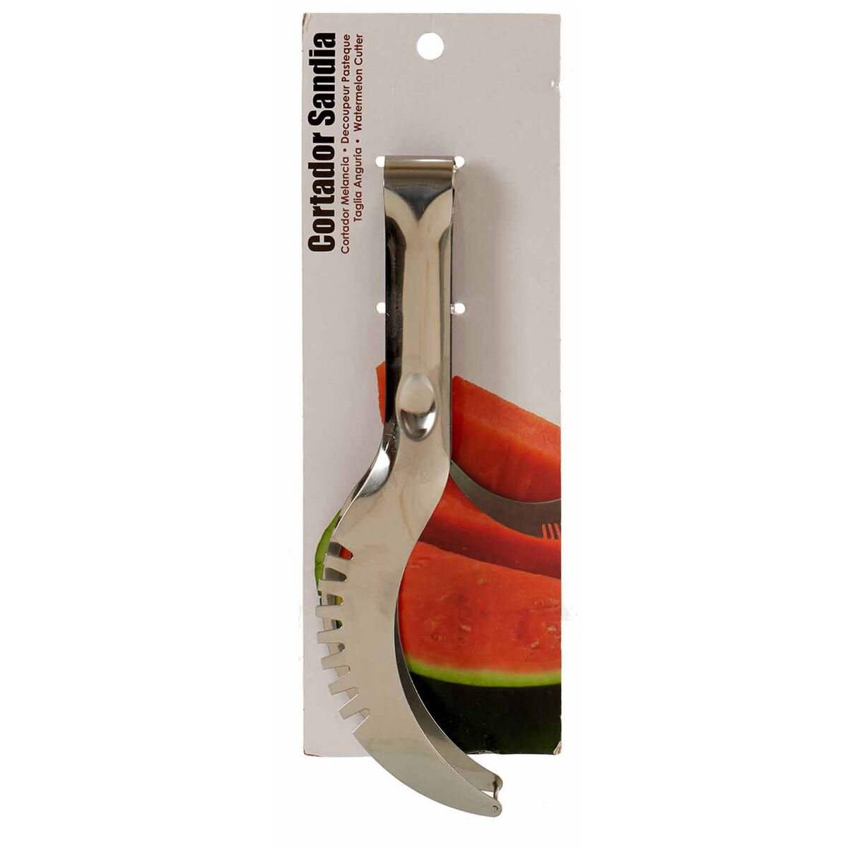 Vattenmelon Skärare Silvrig Metall 24 x 7 x 3,5 cm (24 antal) - 2
