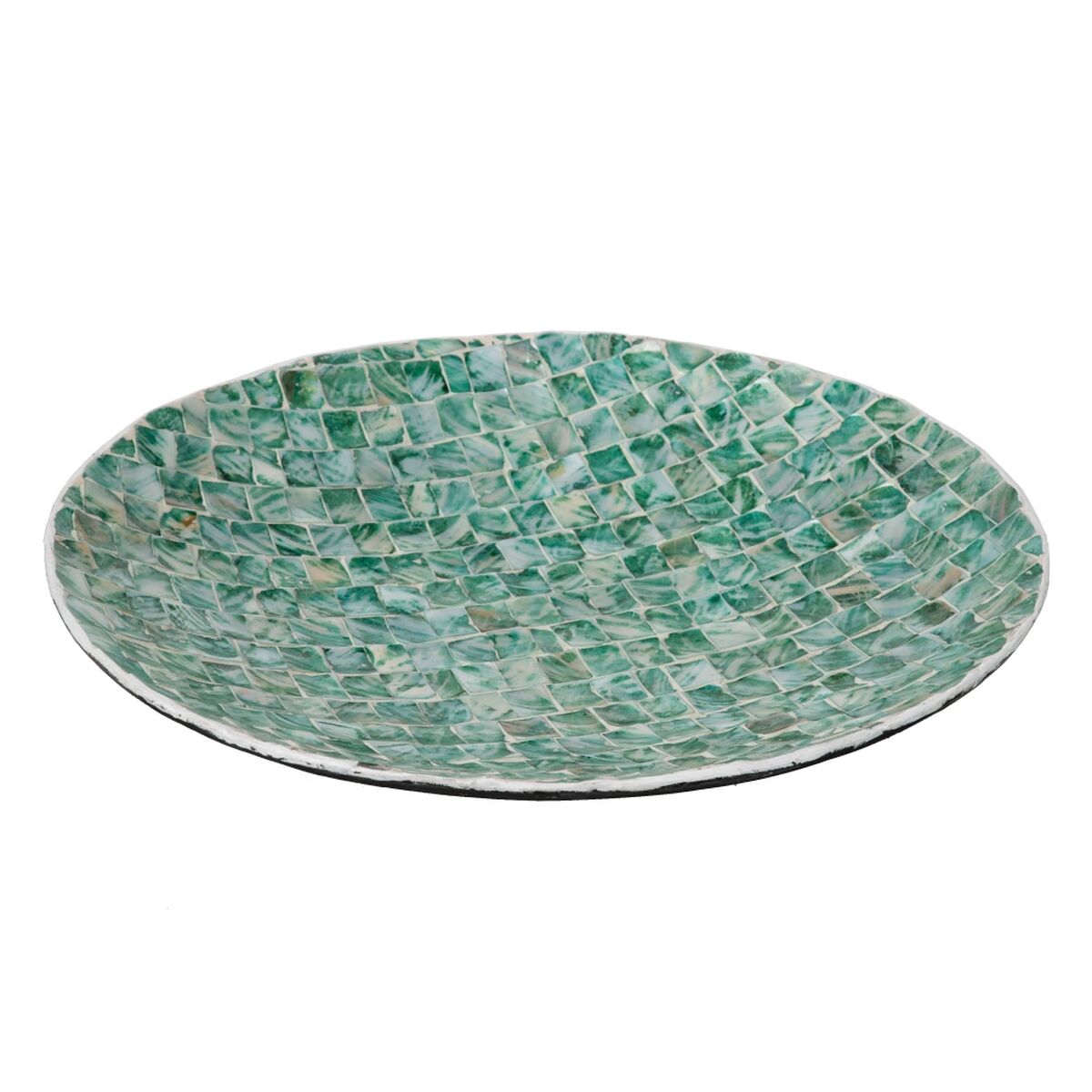 Bordsdekoration 70 x 70 x 7 cm Pärlemor Aquamarine