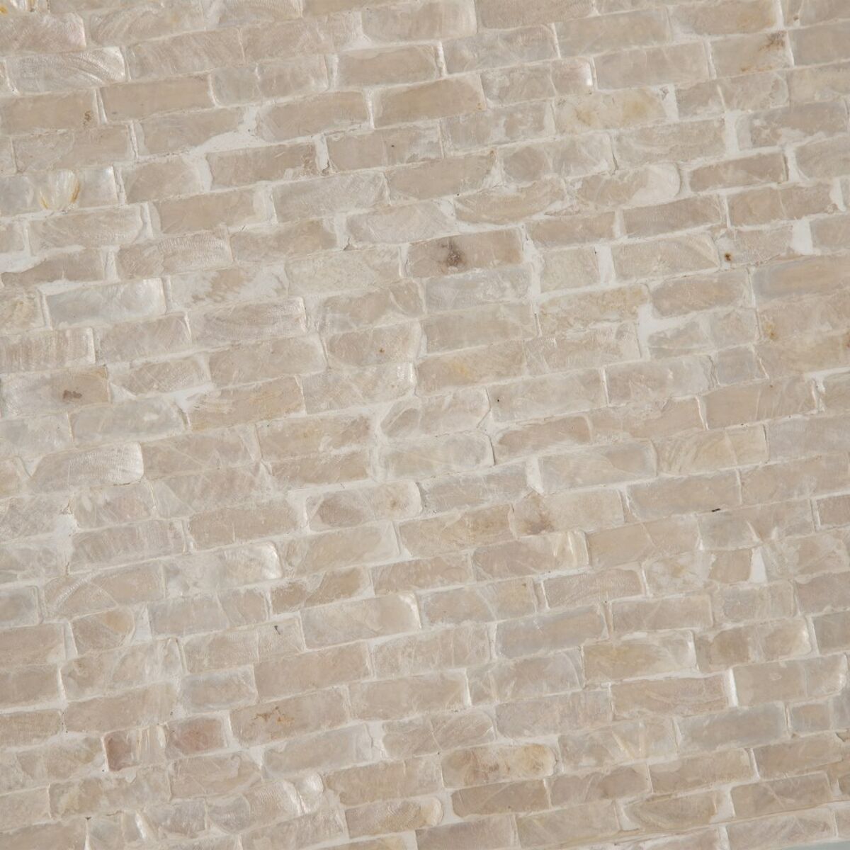 Snacksbricka 50 x 33 x 5 cm Vit Pärlemor (2 antal) - 4