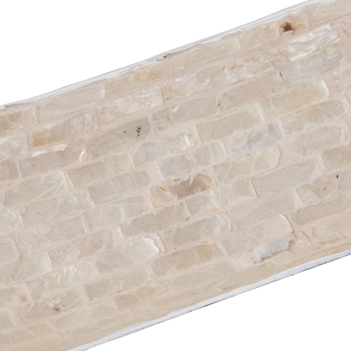 Bordsdekoration 40 x 10 x 4 cm Vit Pärlemor - 3