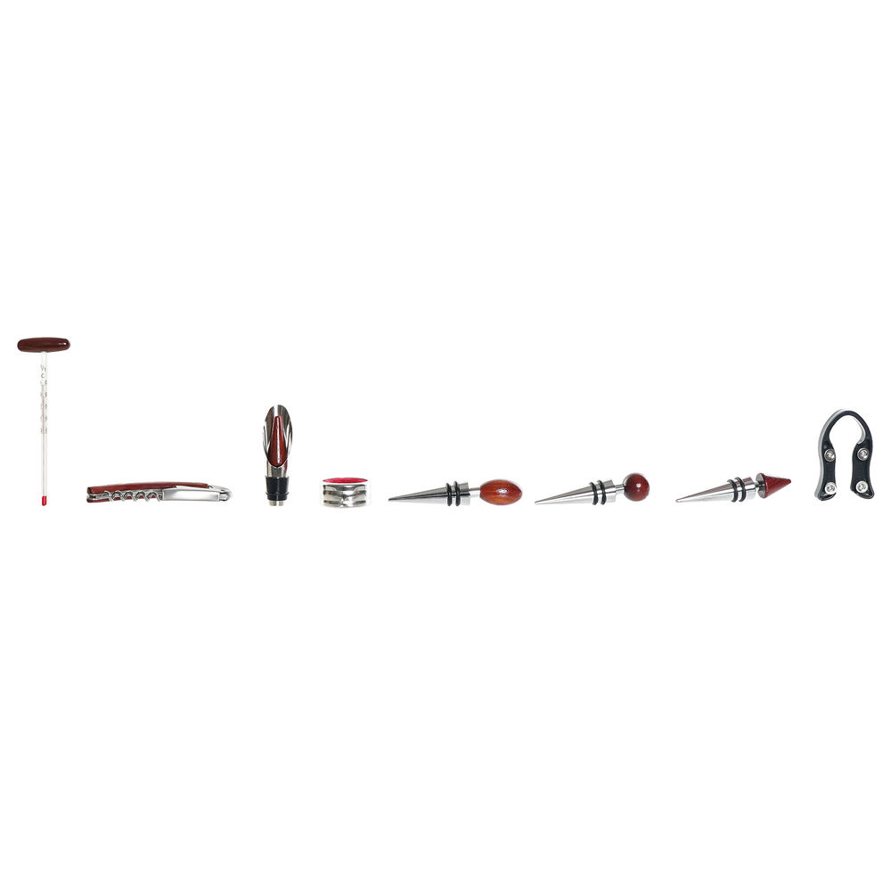 Set med Vintillbehör DKD Home Decor 8424001852550 35 x 20,5 x 12 cm Silvrig Rostfritt stål Aluminium - 3