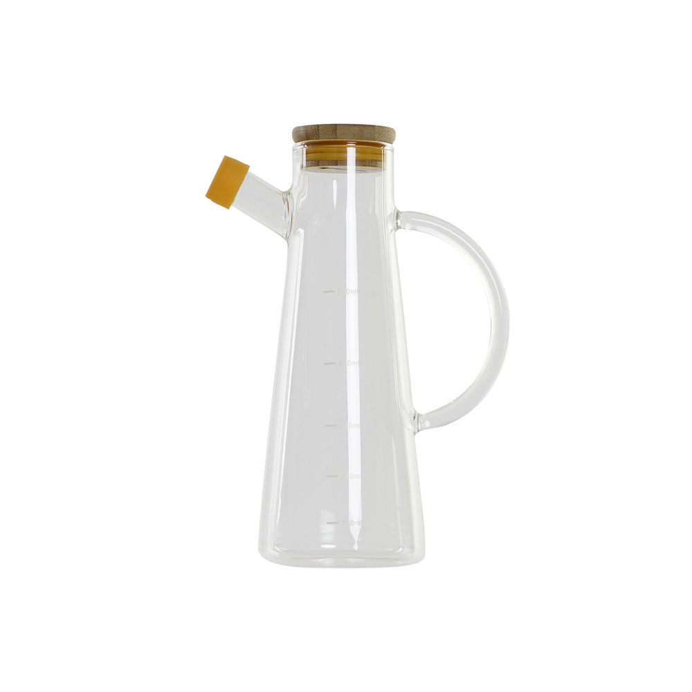 Oljeflaska DKD Home Decor Transparent Trä Glas Plast 500 ml - 4