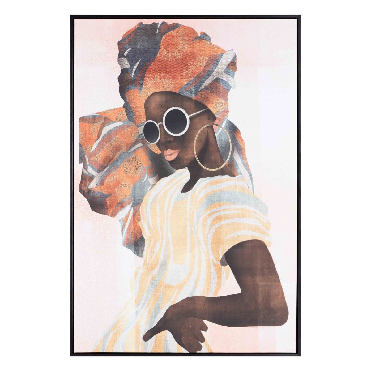 Kanvas Etnisk kvinna Natur 83 x 123 cm Afrikanska