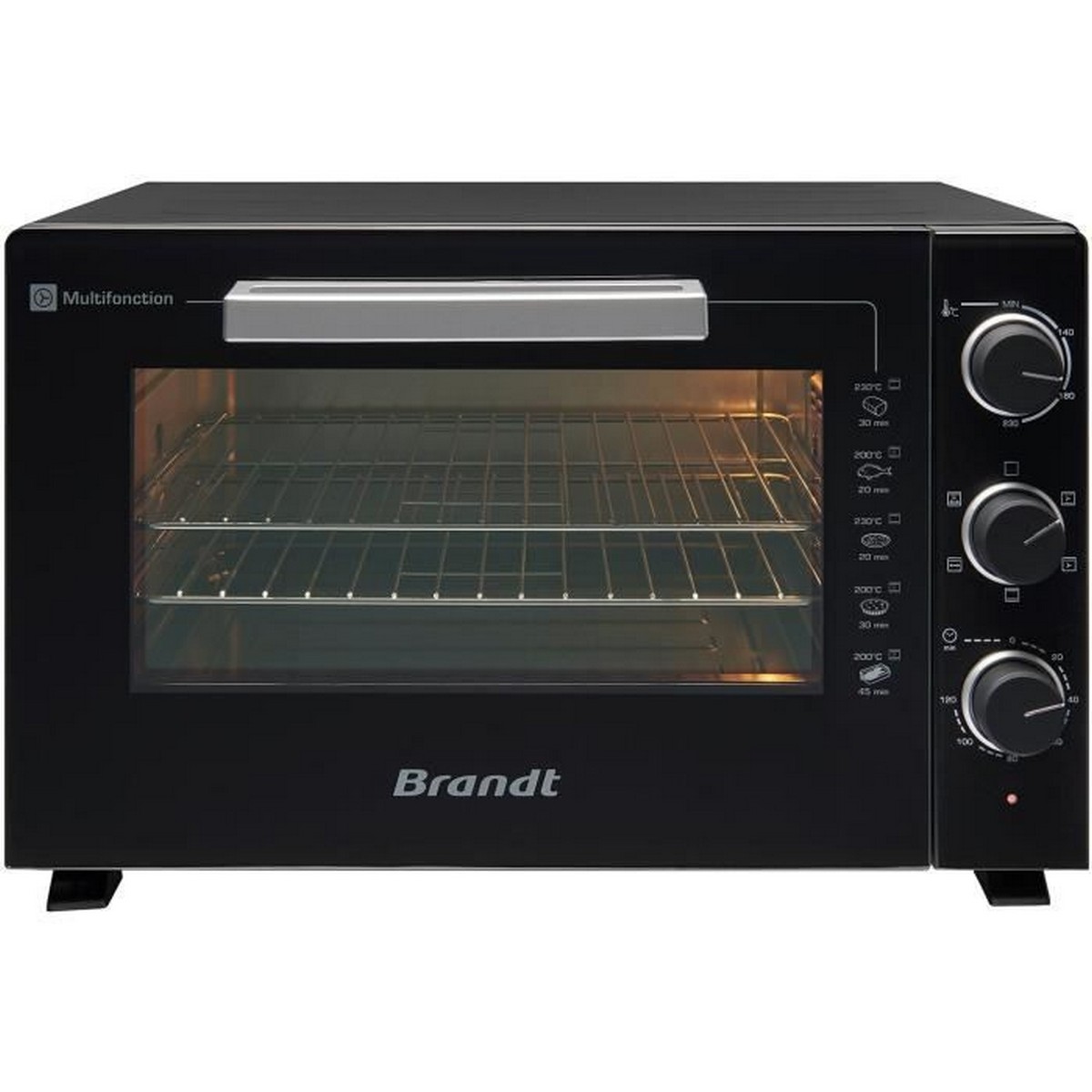 Varmluftsugn Brandt FC469MUB 46 L 1800 W