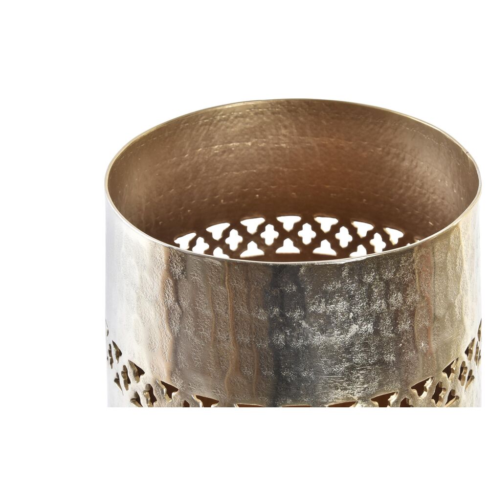 Vas DKD Home Decor Koppar Gyllene Aluminium 17 x 17 x 35 cm Arab stansning (2 antal) - 2