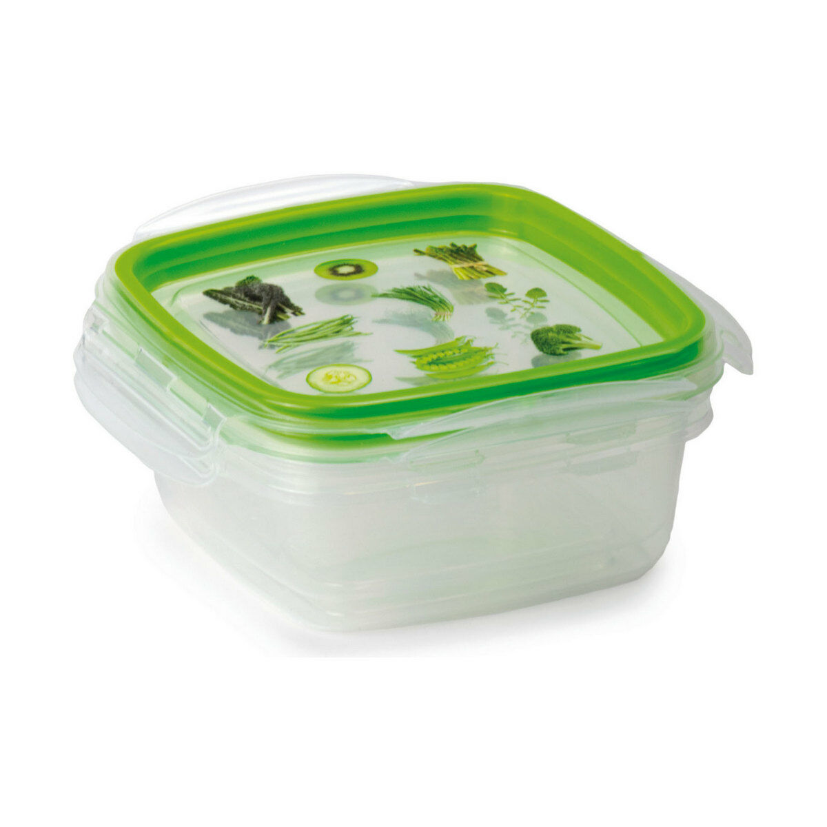 Lunchlåda Snips 500 ml Hermetisk stängning 14,7 x 14,7 x 7 cm (2 antal) - 4