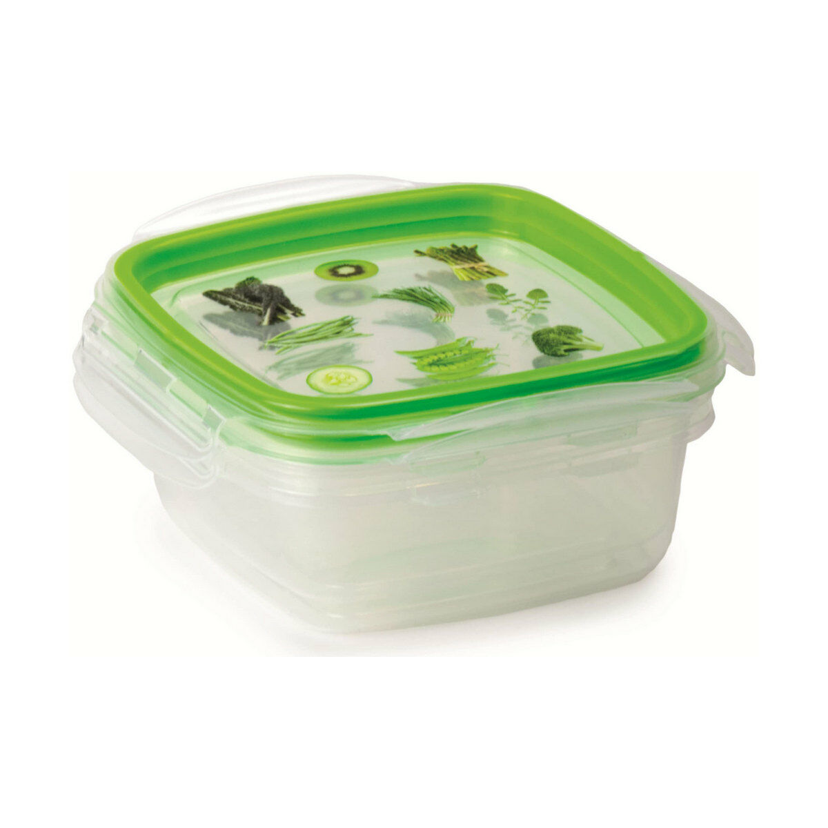 Lunchlåda Snips 500 ml Hermetisk stängning 14,7 x 14,7 x 7 cm (2 antal) - 2