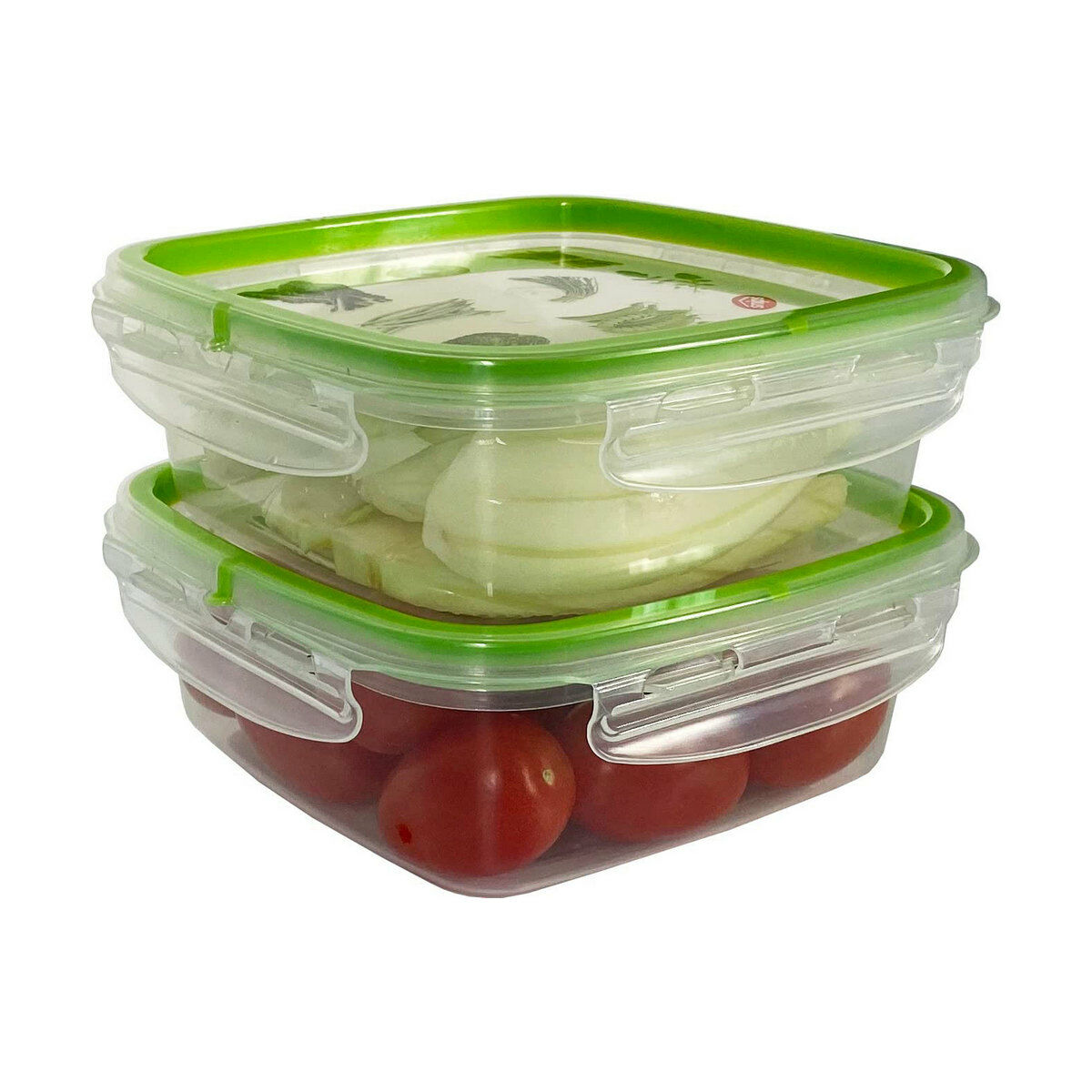 Lunchlåda Snips 500 ml Hermetisk stängning 14,7 x 14,7 x 7 cm (2 antal) - 3