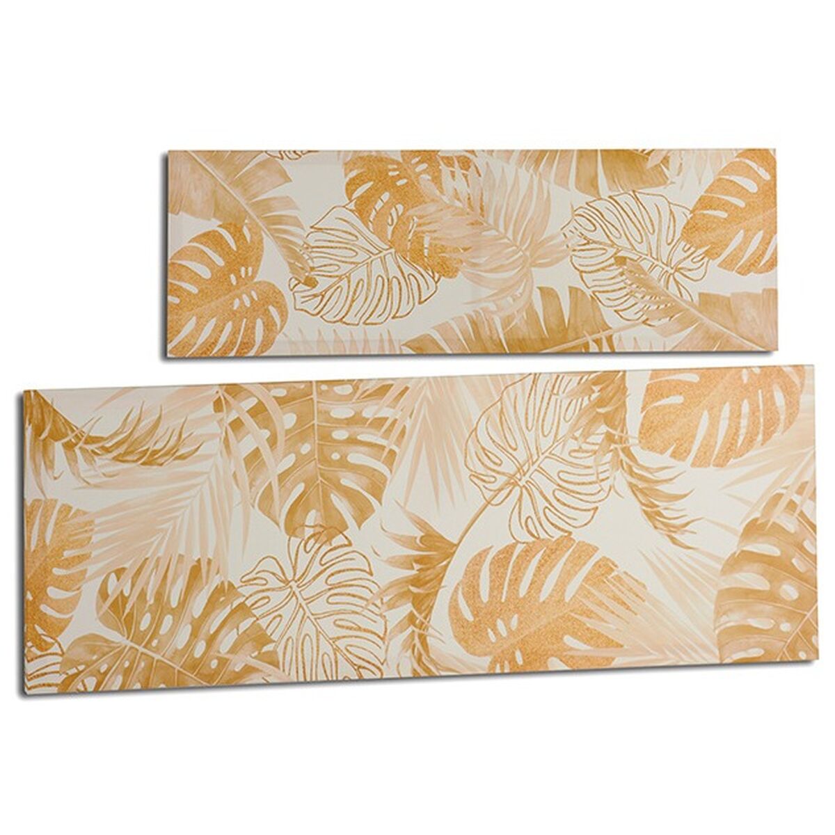 Kanvas Löv av en växt Gyllene 90 x 30 x 1,5 cm (12 antal) - 2