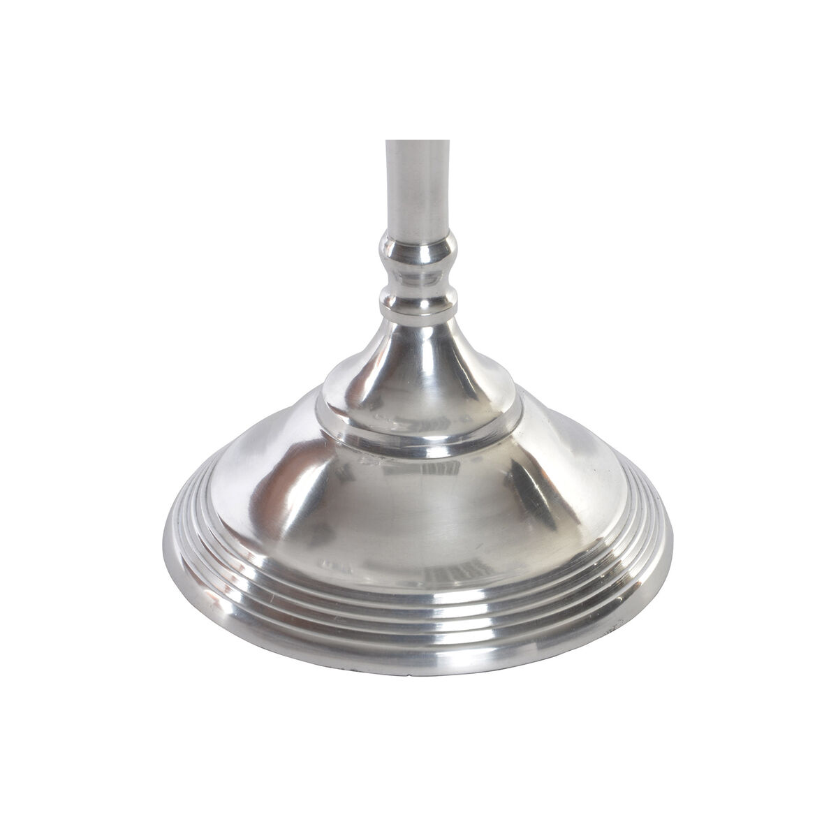 Kandelaber DKD Home Decor Silvrig Aluminium (34 x 12 x 41 cm) (3 Delar) - 2
