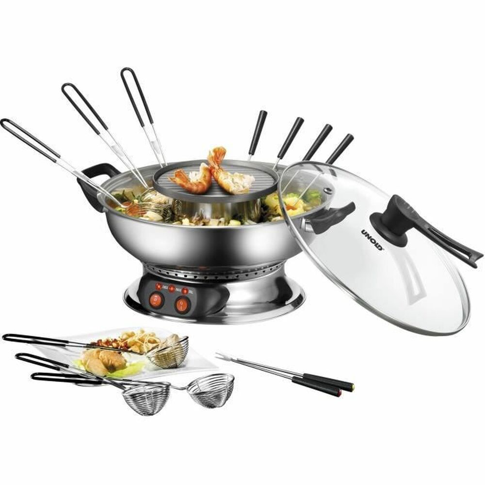 Fondue set i Rostfritt stål Unold Unity