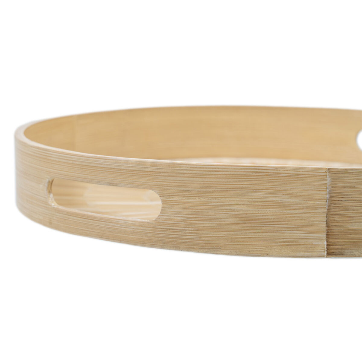 Snacksbricka Beige Bambu 35 x 35 x 5 cm Trä MDF - 3