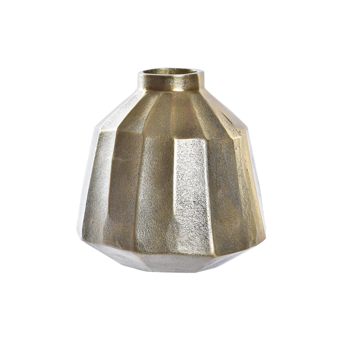 Vas DKD Home Decor Gyllene Aluminium Modern (22 x 22 x 22 cm)