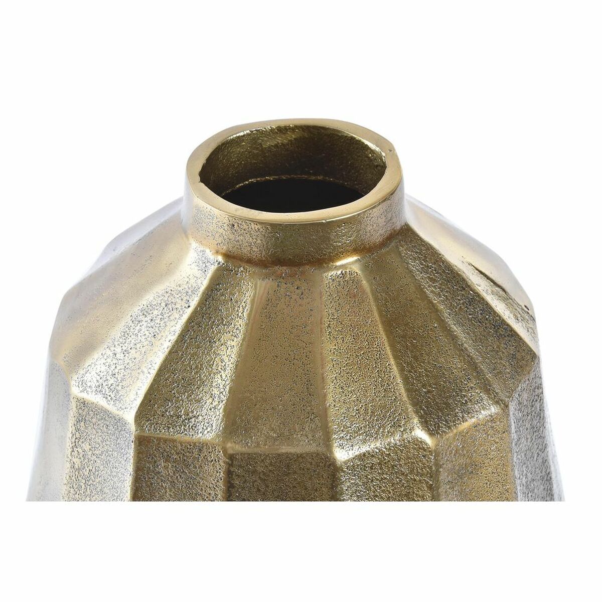 Vas DKD Home Decor Gyllene Aluminium Modern (22 x 22 x 22 cm) - 6