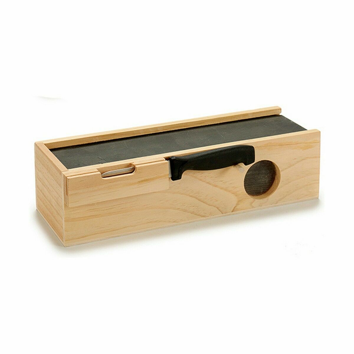 Låda med lock Skärare Trä 9,5 x 8 x 30 cm (12 antal) - 2