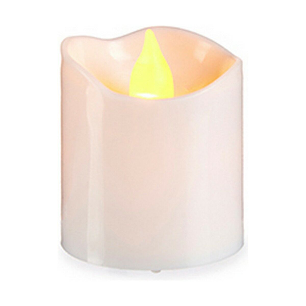 Set med levande ljus 3,7 x 3,7 x 5 cm Vit (12 antal) - 2