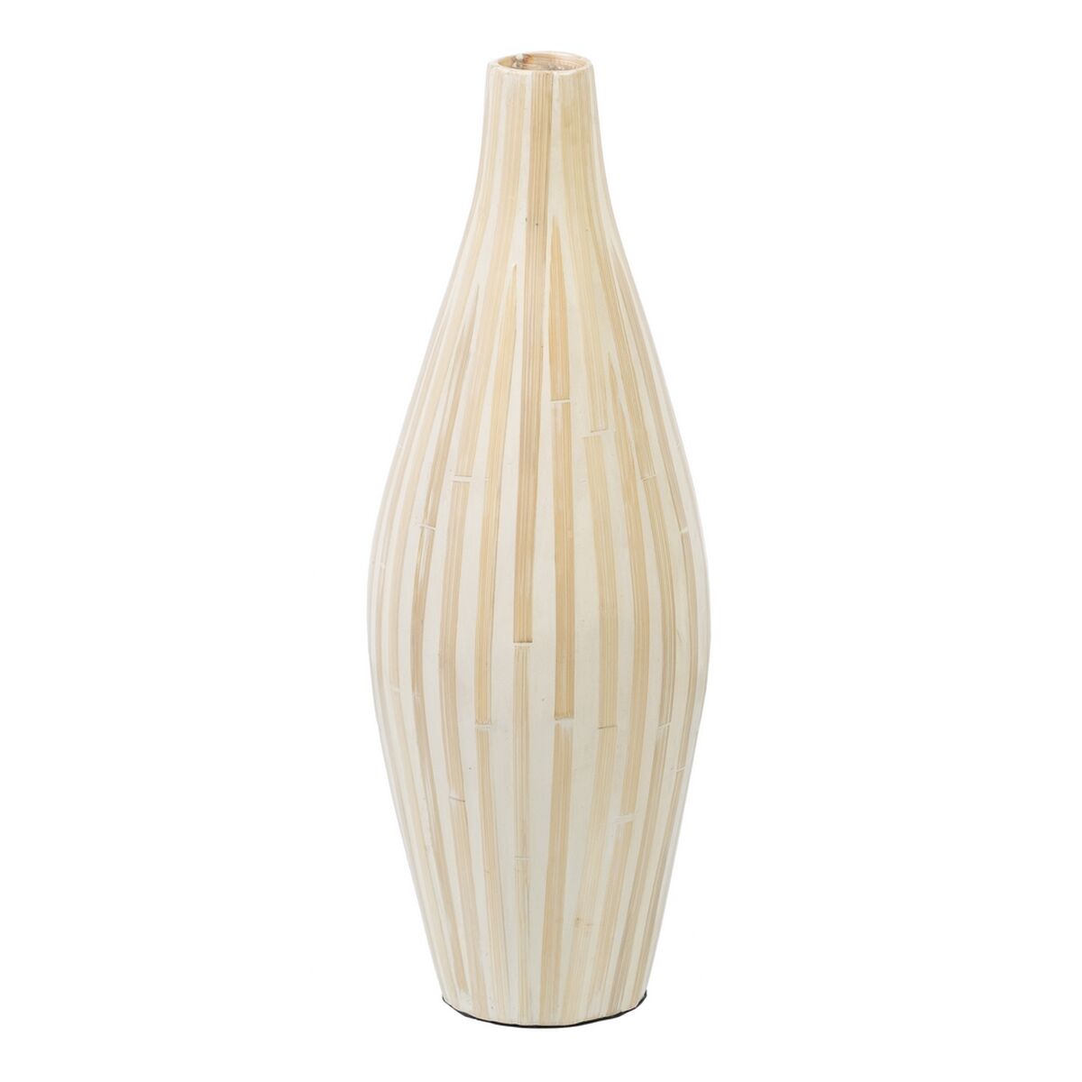 Vas 18 x 18 x 52 cm Beige Bambu