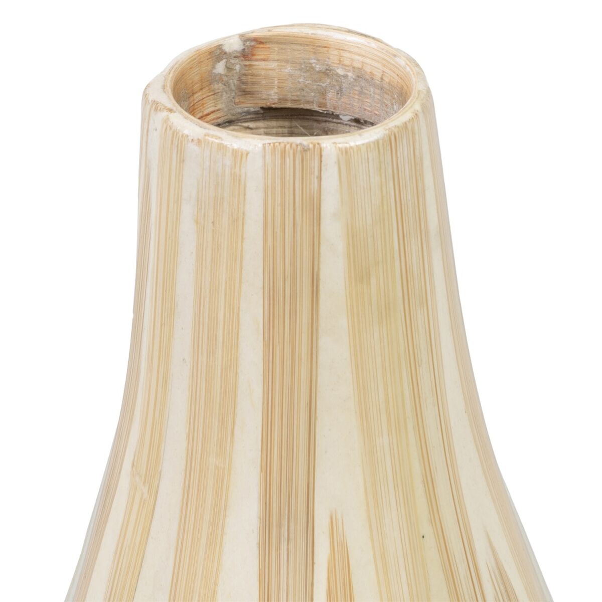 Vas 18 x 18 x 52 cm Beige Bambu - 4