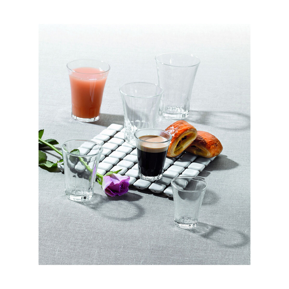 Glas Duralex Amalfi Ø 7,4 x 9,4 cm 170 ml (4 antal) - 3